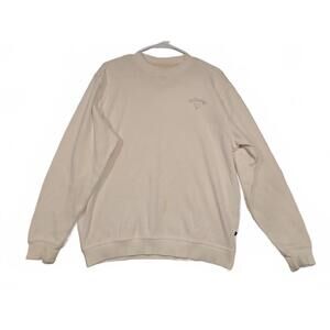 Callaway Golf Sport Sweatshirt White Crewneck Mens Medium